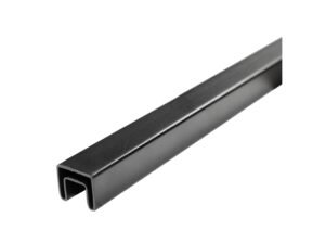 5.8 metres Long Black Square Top Rail