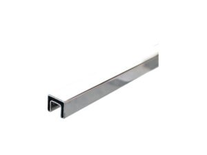 5.8 metres Long Chrome Square Top Rail
